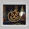 15" Orange LED Neon Style Jack-O-Lantern Halloween Window Silhouette